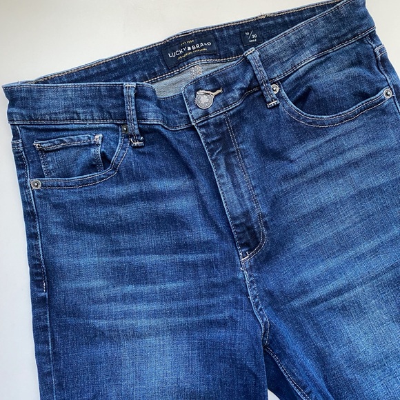 Like New Lucky Brand Bridgette High-Rise Skinny Jeans - 30” Leg - Picture 1 of 2